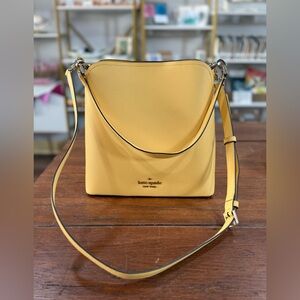 Kate Spade Darcy Large Bucket Crossbody Bag Daybreak Yellow